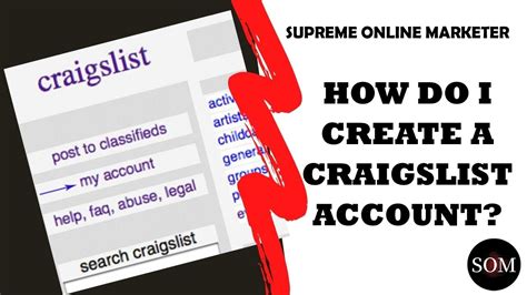 Five Steps for Posting a Job on Craigslist. . Craiglist account